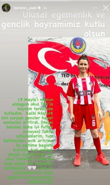 Beren Saat bayramları karıştırdı! 19 Mayıs yerine 23 Nisan... - Resim: 9