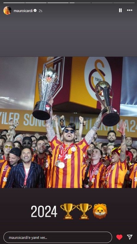 Mauro Icardi, kutlamalar için İstanbul'a geldi! Taraftarı coşturan paylaşımlar peş peşe🦁 - Resim: 5