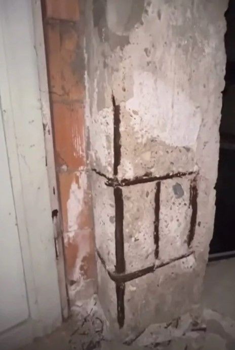 Görüntüler Küçükyalı'dan... Tuttuğu kolon eline kaldı! Sosyal medya bunu konuşuyor: Böyle bir binada oturuyoruz, bizim tabutumuz - Resim: 3