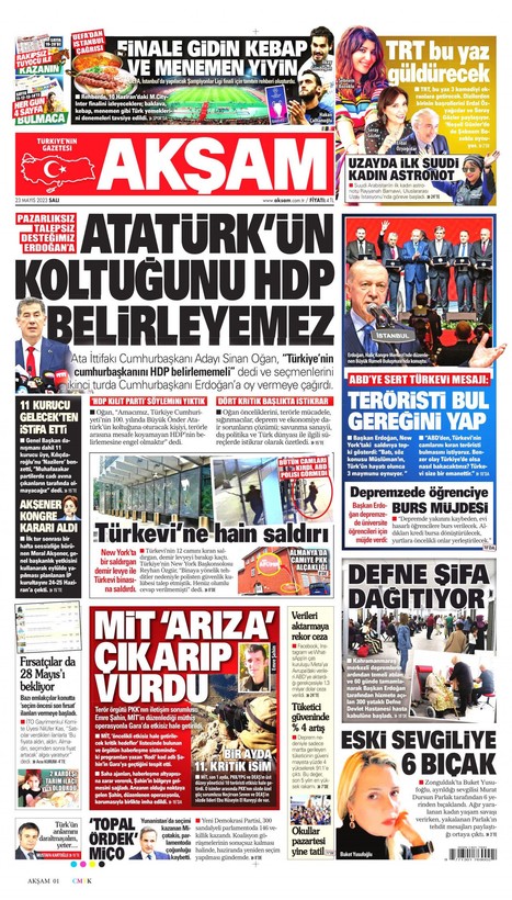23 Mayıs'ta gazete manşetleri Sinan Oğan'ı kapağa taşıdı! İşte Türkiye'nin nabzını tutan gazetelerin manşetleri... - Resim: 7