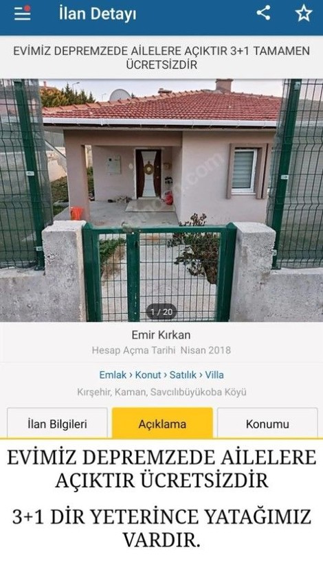 Depremzedelerin acısı tüm Türkiye'nin yüreğinde! Evi olanlar evlerini ücretsiz ilana koydu - Resim: 11