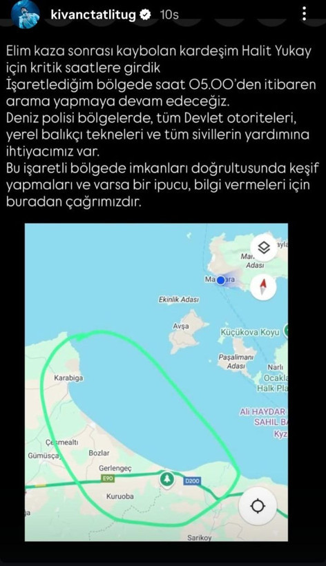 Teknesi parçalanmış halde bulunan iş insanını arama çalışmalarının 5'inci gününe Kıvanç Tatlıtuğ da katıldı - Resim: 10