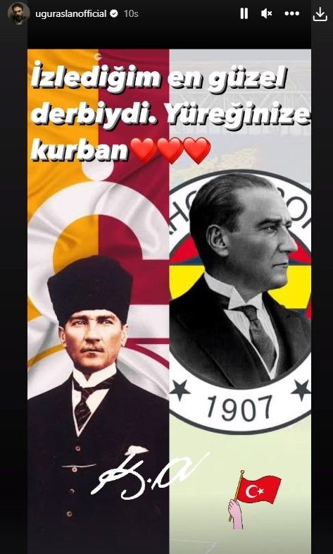 Ünlüler Galatasaray-Fenerbahçe arasında oynanacak olan Süper Kupa maçının ertelenmesine sessiz kalmadı! İşte ünlülerin Süper Kupa paylaşımları - Resim: 18