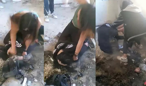 Erzurum'da genç kızların o hareketi herkesi şaşkına çevirdi! Burada dayağı yiyip eve gideceksin...