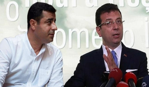 İmamoğlu balıkçıda HDP'lilerle görüştü