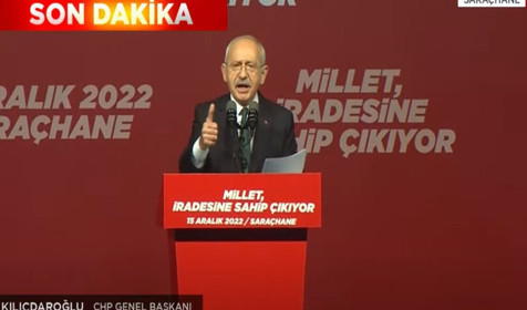 CHP Genel Başkanı Kılıçdaroğlu İBB Başkanı İmamoğlu'na siyasi yasak kararı için konuştu