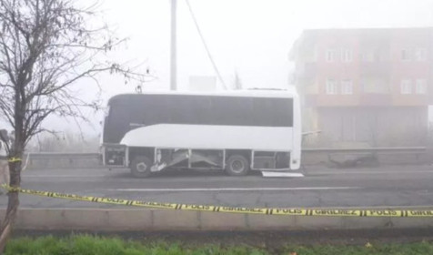 Diyarbakır'da çevik kuvvet servisine bombalı saldırı! 1'i sivil 8'i polis 9 yaralı
