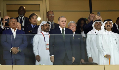 Cumhurbaşkanı Recep Tayyip Erdoğan Dünya Kupası'nda Arjantin-Fransa finalini izledi