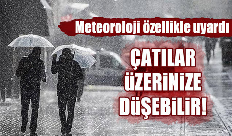 Meteoroloji'den fırtına ve sağanak yağış uyarısı! Şiddetli fırtına nedeniyle çatılar uçabilir | 20 Aralık HAVA DURUMU