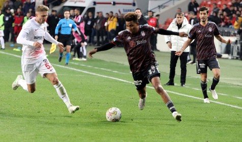 Beşiktaş, deplasmanda Gaziantep FK ile 1-1 berabere kaldı