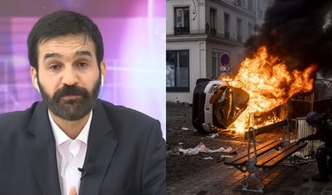 Terör örgütü PKK sempatizanı Metin Pirani, yanan Fransa olunca 'yapmayın' dedi