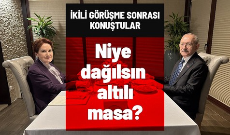 Akşener'den 'Altılı masa dağılıyor' iddialarına net yanıt: Niye dağılsın? Birlikte kazanacağız"