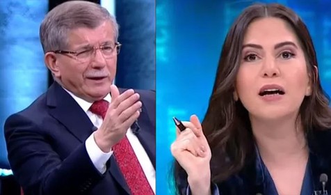 Davutoğlu, Bahçeli için 'küçük akıllı' deyince Kübra Par araya girdi
