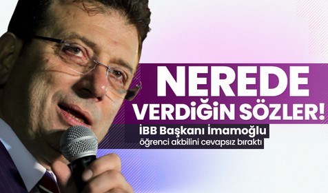 İBB Başkanı Ekrem İmamoğlu ulaşım zammı ile ilgili soruyu yanıtsız bıraktı!