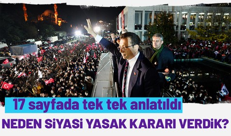 İBB Başkanı Ekrem İmamoğlu'na siyasi yasak davasında gerekçeli karar açıklandı