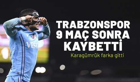 Süper Lig'in 16. haftasında Fatih Karagümrük, Trabzonspor karşısında 4-1 galibiyet kazandı