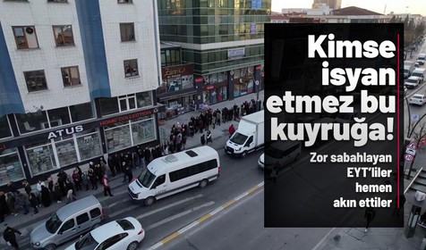 Cumhurbaşkanı Erdoğan'ın EYT müjdesi sonrası herkes SGK'ya koştu! Metrelerce kuyruk oluştu: Gün hesaplatmak için bekliyorlar