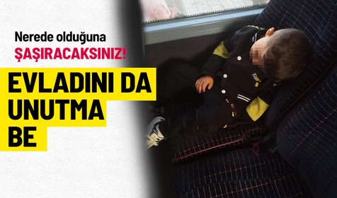 İstanbul Havalimanı'na yolcu taşıyan Havaist otobüsünde çocuk bile unutuldu
