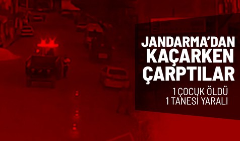 Jandarmadan kaçan şüpheliler motosikletle çocuklara çarptı: 7 yaşındaki Burak hayatını kaybetti