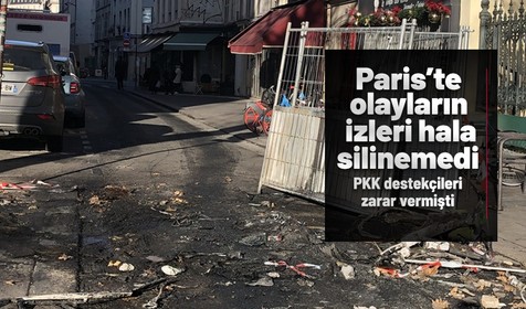 Paris saldırısı sonrası çıkan olaylarda zarar gören yapılar hala düzeltilmedi