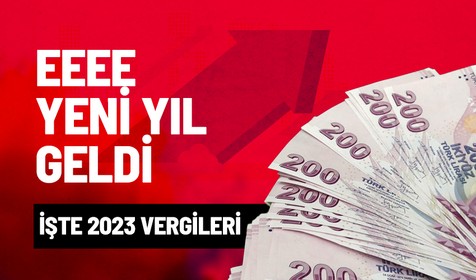 2023 vergileri Resmi Gazete'de yayımlandı