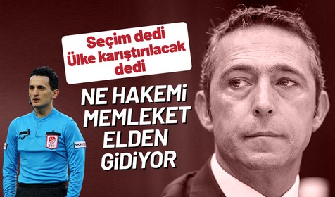 Ali Koç'tan flaş Galatasaray sözleri! "Hakem hatası değil..."