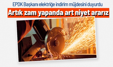 Sanayide elektriğe yüzde 16 indirim