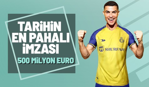Cristiano Ronaldo'dan tarihi imza! 500 milyon euro kazanacak