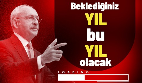 Kılıçdaroğlu'ndan yılbaşı mesajı: Loading halkım loading... O beklediğiniz yıl, bu yıl olacak