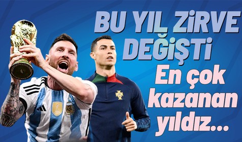 Messi Ronaldo'yu solladı! 10 yıl sonra...