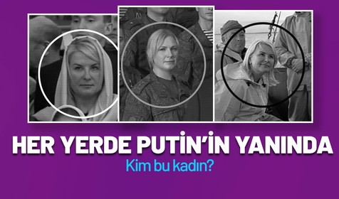 Sosyal medyada gündem oldu! Putin'in yanındaki kadın kim?