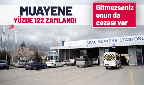 TÜVTÜRK'te araç muayenesi yüzde 122 zamlandı! Otomobil, minibüs, kamyonet muayene ücreti 1130 TL oldu