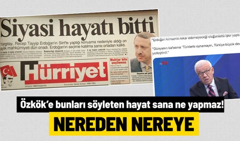 Cumhurbaşkanı Recep Tayyip Erdoğan için "Muhtar bile seçilemez" manşeti atan Ertuğrul Özkök: Olağanüstü işler yaptı