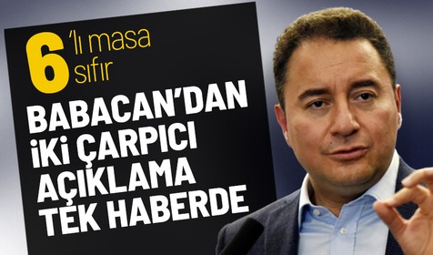 DEVA Partisi Genel Başkanı Ali Babacan'dan Habertürk ekranlarında kritik açıklamalar