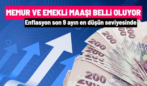 Milyonlarca emekli ve memurun maaşı belli oluyor: 2022 yılını ülkemiz 64,27 enflasyonla kapadı
