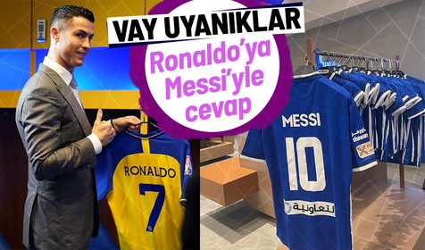 Al-Nassr'ın ezeli rakibinden Ronaldo'ya Messi ile cevap! Formasını...