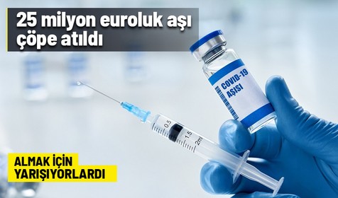 Bulgaristan'da 2 milyon dozdan fazla Covid-19 aşısı imha edildi