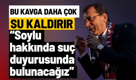İBB Başkanı Ekrem İmamoğlu, Saraçhane'de açıklamalarda bulundu: Soylu hakkında suç duyurusunda bulunacağız
