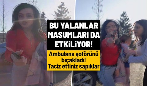 İstanbul Başakşehir'de korku dolu anlar! Ambulans şoförünü bıçaklayan kadın kayıt edenlere de saldırdı