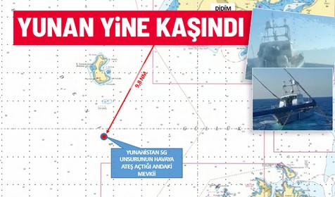 Yunanistan'dan Türk balıkçılarına taciz