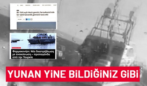 Yunan medyası, Ege'deki tacizi yine çarpıttı