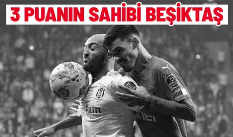 Beşiktaş, sahasında Kasımpaşa'yı 2-1 mağlup etti