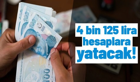 Eşit artış yapılacak! 4 bin 125 lira hesaplara yatacak!