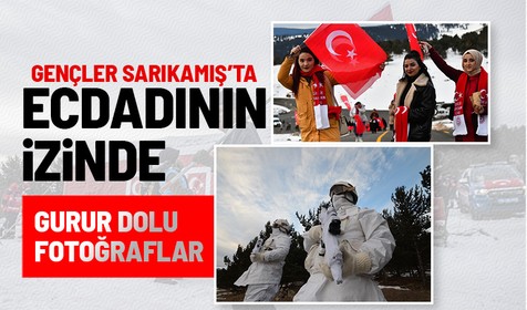 Sarıkamış şehitlerini anma etkinliğinde binlerce vatandaş Allahuekber Dağları'nda yürüdü