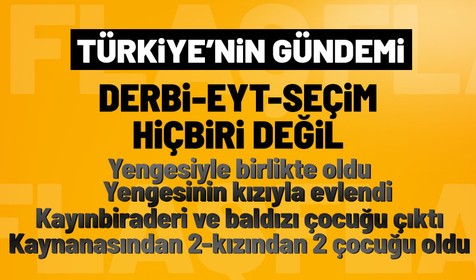 Besle kargayı oysun gözünü! Yıllarca dayısının evinde yaşayan adam yengesinden 2, kızından 2 çocuk yaptı!