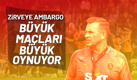 Galatasaray'ın büyük maç galibiyetlerine Okan Buruk damga vurdu!