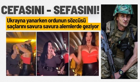 Ukrayna - Rusya savaşı devam ederken tepki çeken görüntü! Ordu sözcüsü Ivanna Platovska gece alemlerine aktı