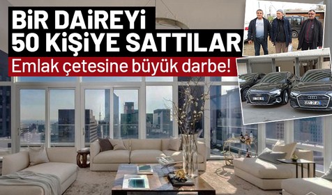 Emlak dolandırıcılarına dev operasyon: Lüks araç ve evlere el konuldu