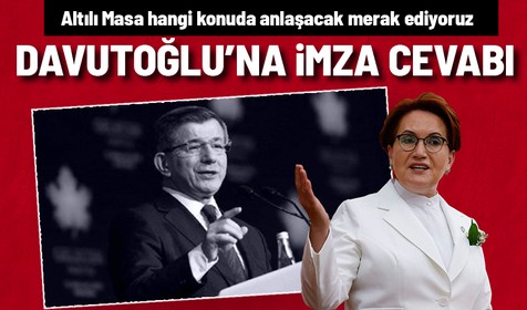 İYİ Parti'den Davutoğlu'nun çıkışına yanıt: Altılı Masa'da konuşulmadı