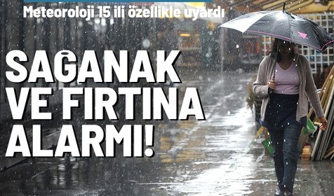 Meteoroloji o illerimizi turuncu ve sarı kodla uyardı! Sağanak ve fırtına alarmı verildi | 10 OCAK HAVA DURUMU